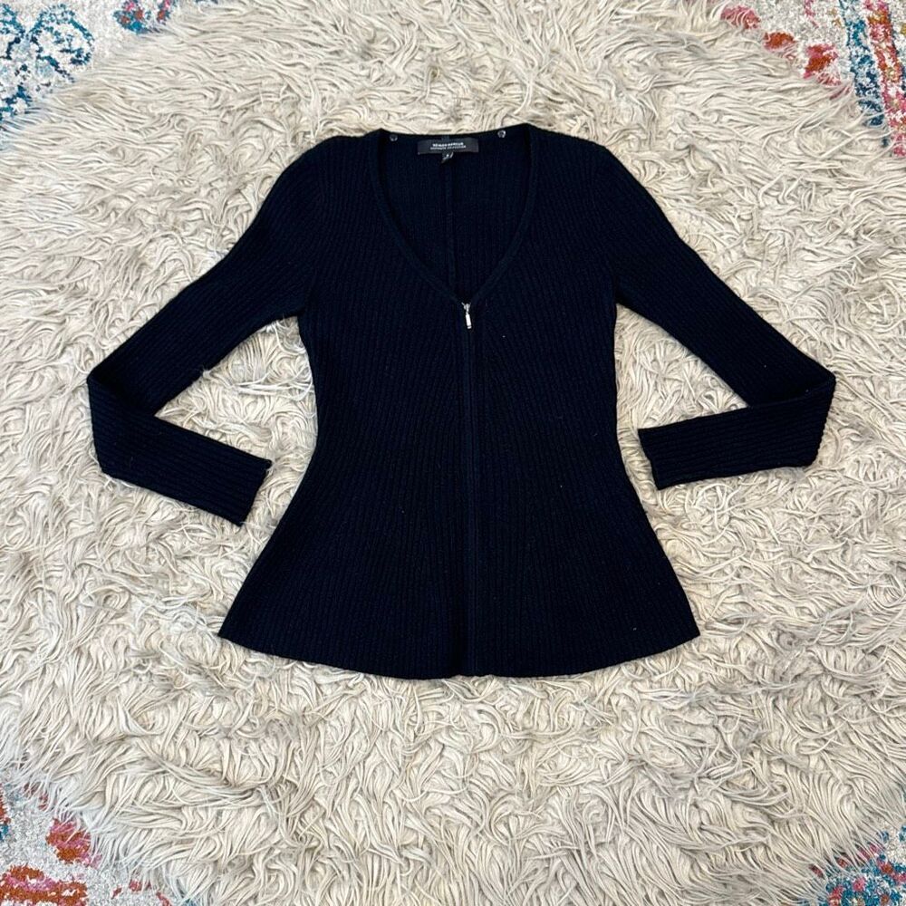 Neiman Marcus Cashmere full zip sweater small